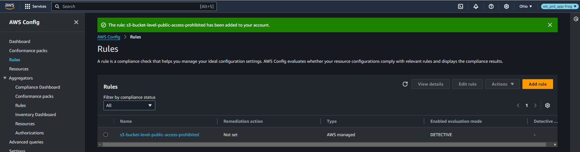 Diagrama AWS Config